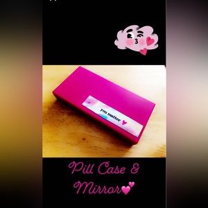 Pink Travel Pill Case